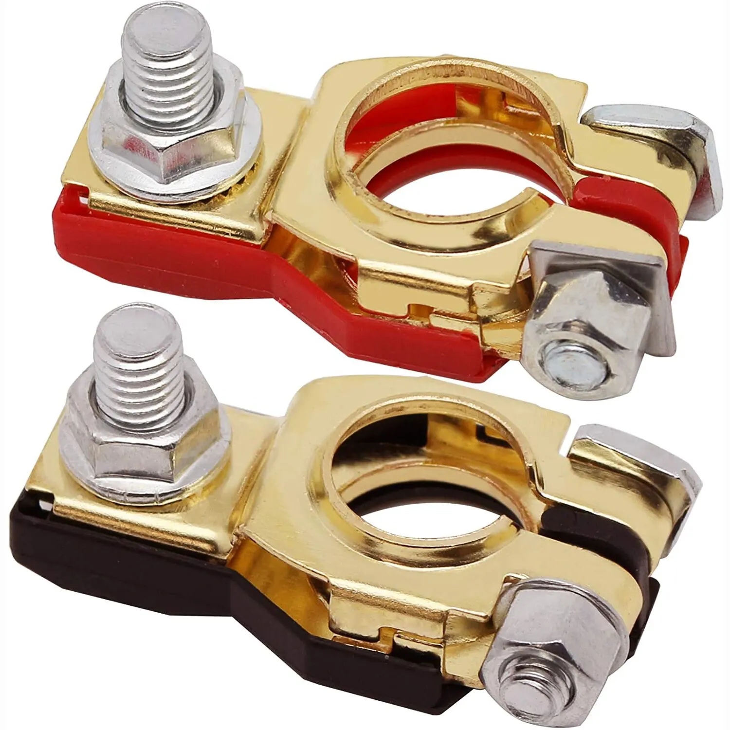 Automotive Batterie Terminal Draht Kabel Klemme Schnell Release Stecker Auto Caravan Boot Zubehör (2 Stück)