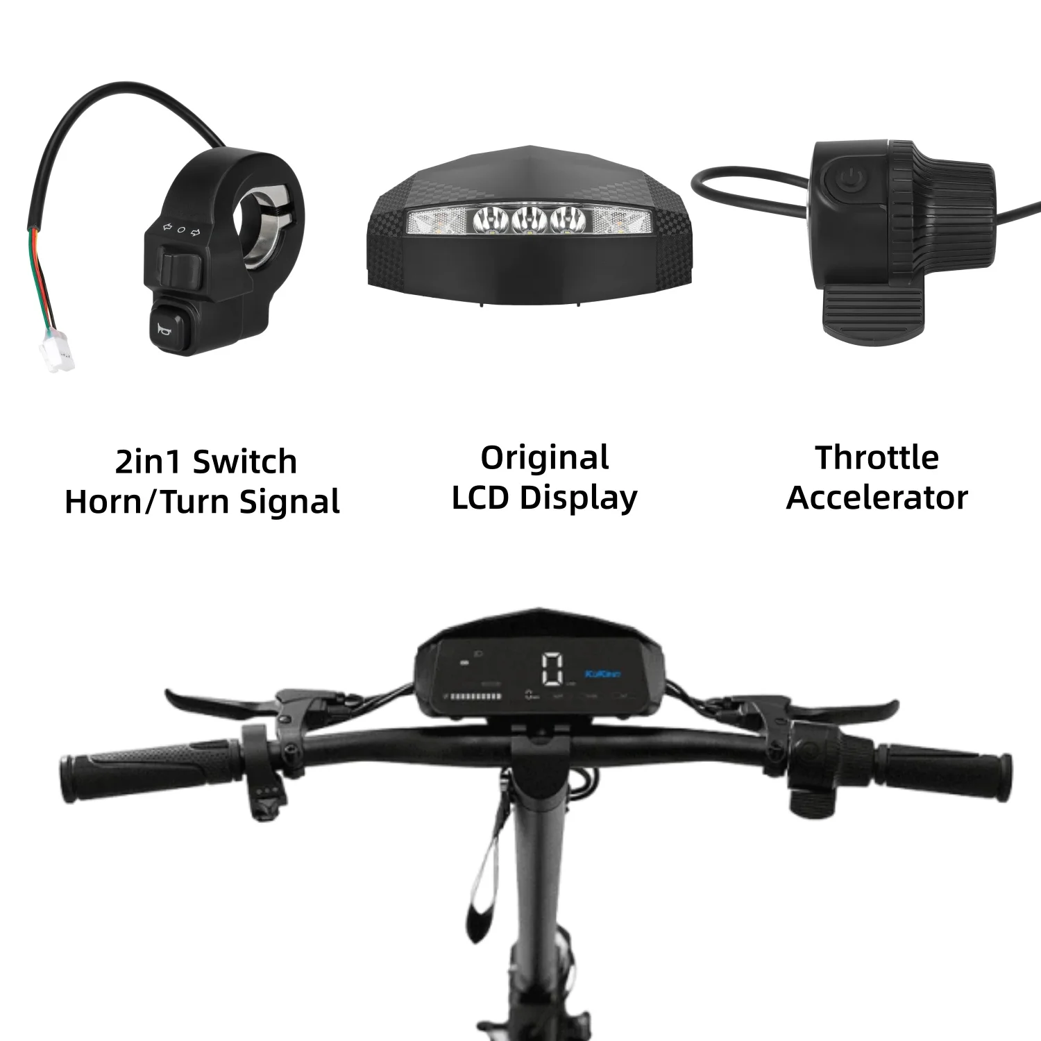 Kukirin G2 Roller Teile Beschleuniger Schalter Hinten Fender Disc – Bild 2