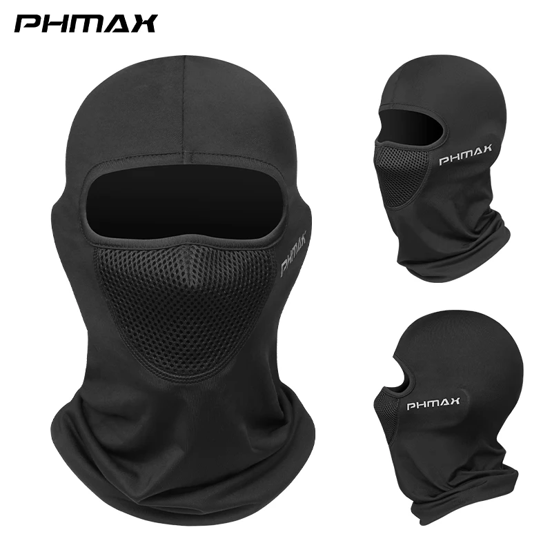 PHMAX Motorrad-Reitmaske, Windschutz und Wärme, atmungsaktiv, Vollgesichtsmaske, Sturmhaube, Mütze, Schal