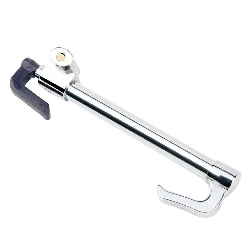 Universal Auto Lenkrad Anti-diebstahl Lock Brems Lock Anti-cut Pedal Lock Kupplung Schloss Versenkbare Doppel