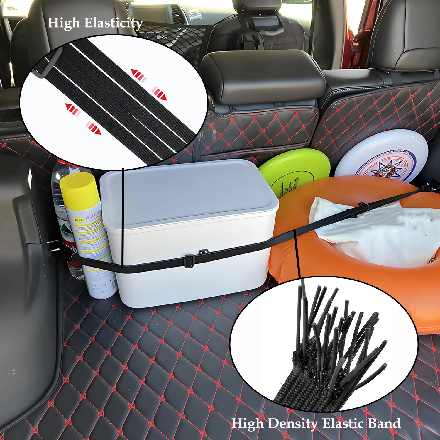 Kofferraum-Organizer Elastischer Gurt für Jeep Wrangler TJ JK JL – Bild 5
