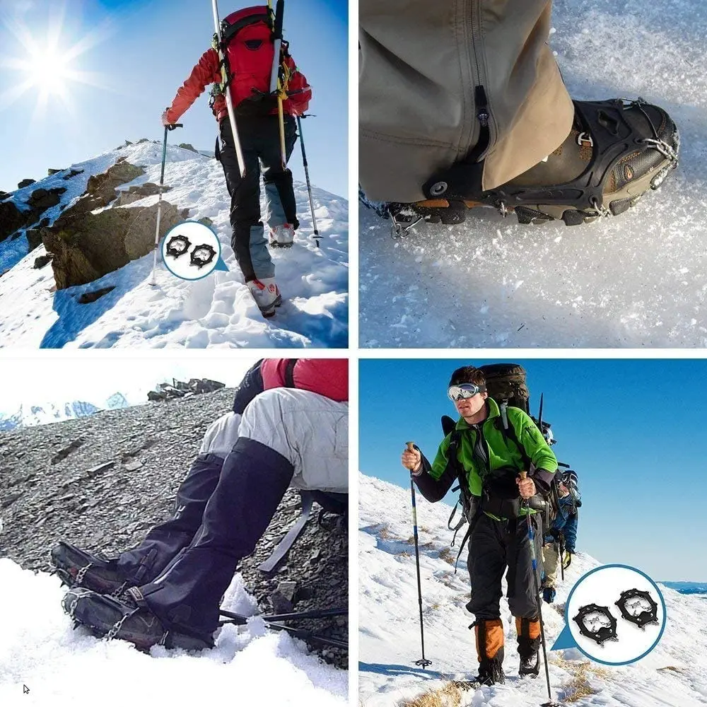 Steigeisen-Schuhe, 19-Spikes, Eis- und Schneegreifer-Schuhe, Camping – Bild 2