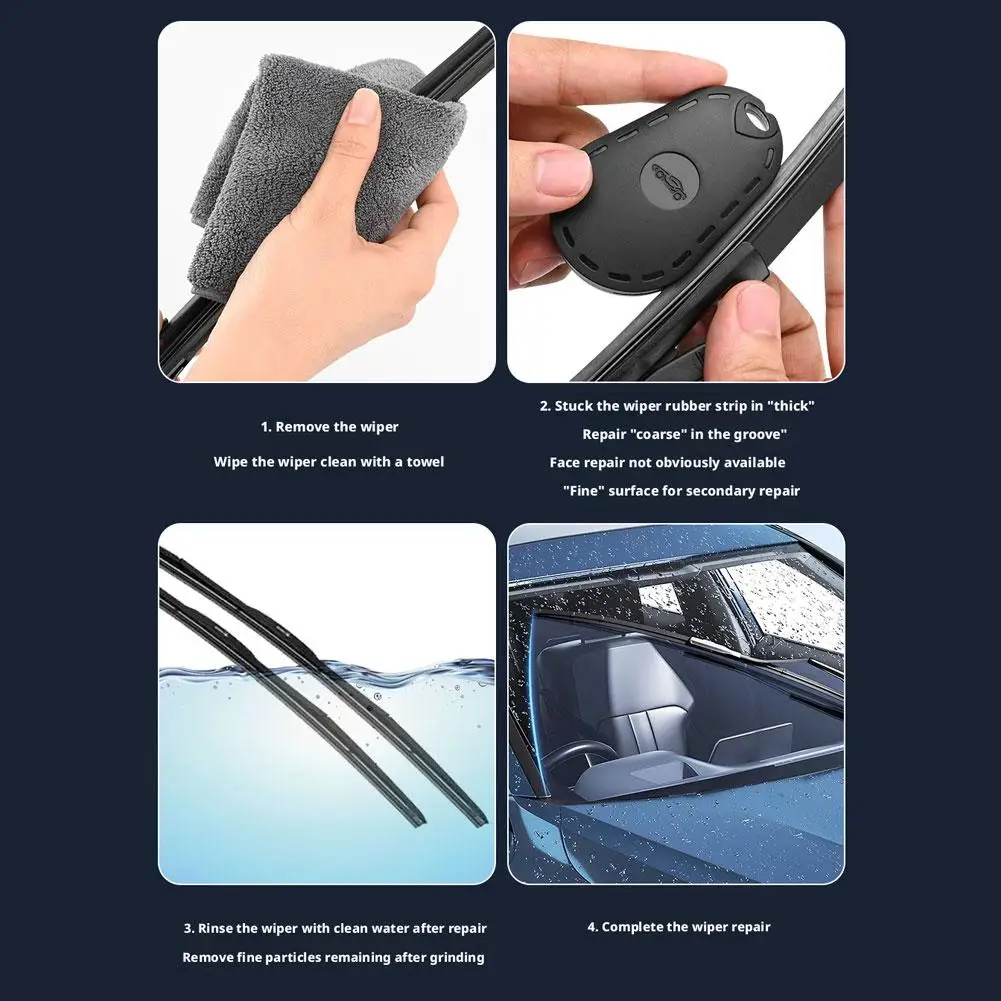 Auto-Scheibenwischer-Reparaturwerkzeug Gummi-Streifenschleifer – Bild 6