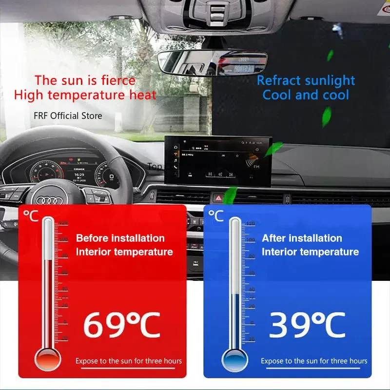 Voller Auto-Sonnenschutz für MG HS EHS AS23 2018 2019 2020 2021 2022 – Bild 3