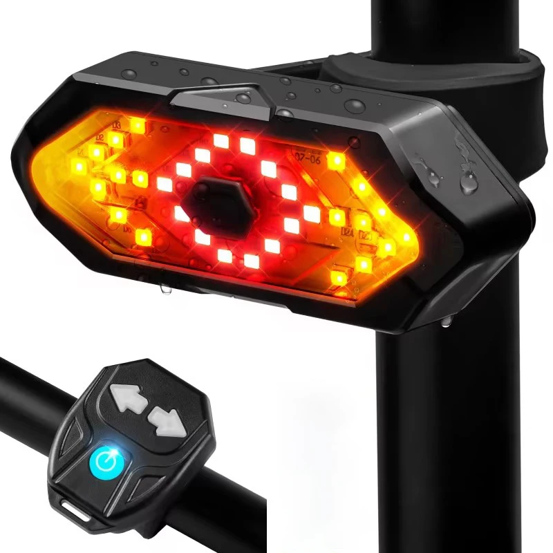 Kabellose Fernbedienung Rücklicht Fahrrad-Rücklicht Mountainbike-Licht – Bild 5