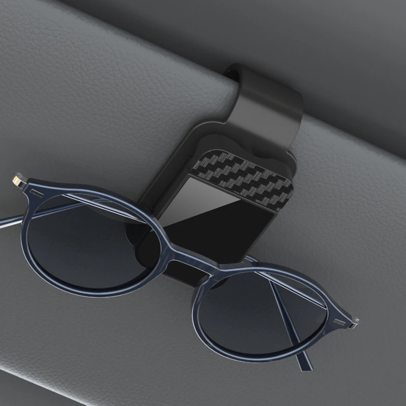 Auto Sonnenblende Sonnenbrille Clip Halter Stabile Brillen Aufhänger Karte Ticket Organizer Innen Lagerung