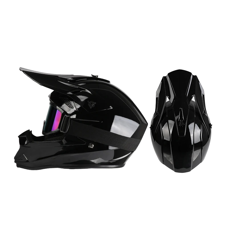Offroad-Motorradhelm Rally Downhill Vollhelm mit Schutzbrille Geeignet für Alle Jahreszeiten für Männer Frauen
