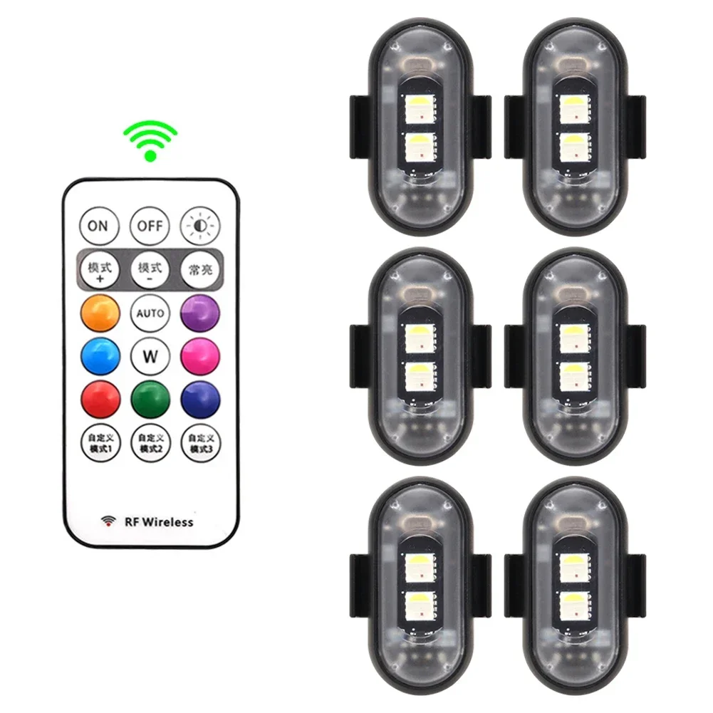 Kabellose LED-Drohnen-Blitzleuchte für Motorrad, Auto, Fahrrad – Bild 3