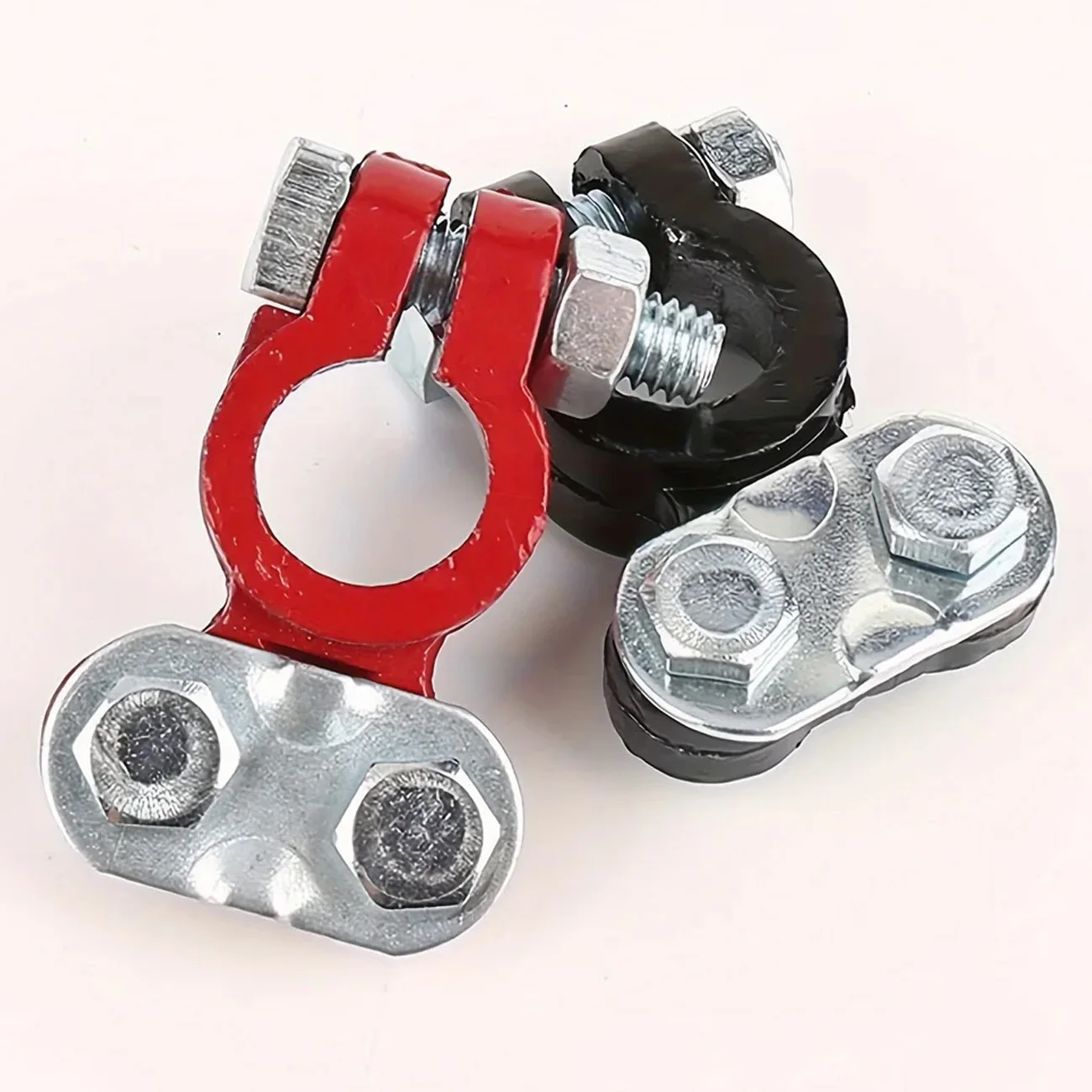 Auto Batterie Terminal Anschlüsse Quick Release Trennen 12V 24V Positive Negative Batterie Kabel (2 Stück)