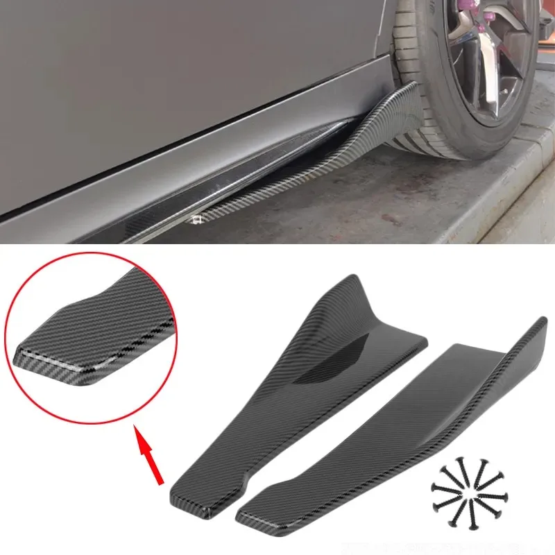 48CM Seite Röcke Für Autos Universal Stoßstange Spoiler Splitter – Bild 4