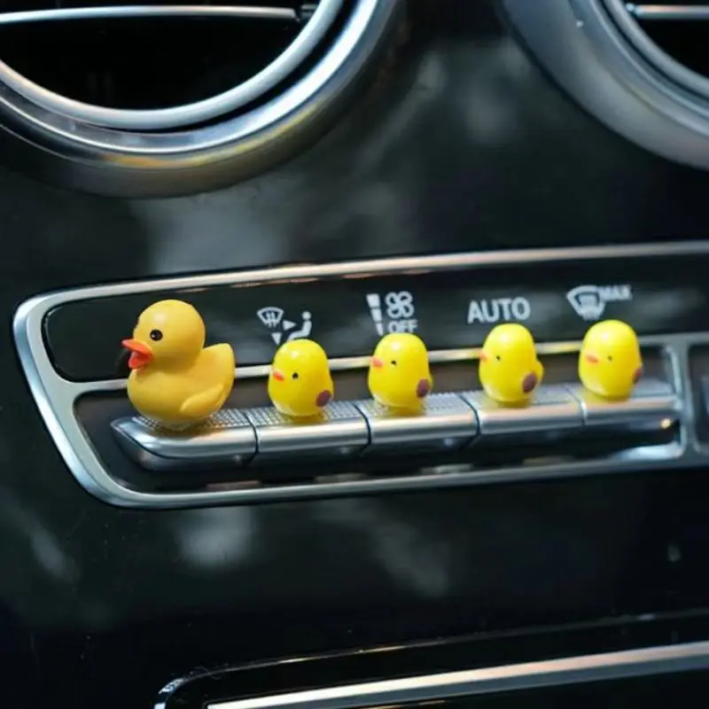 Nette Mini Enten Auto Innen Dekoration Auto Rückspiegel (5 Stück) – Bild 2