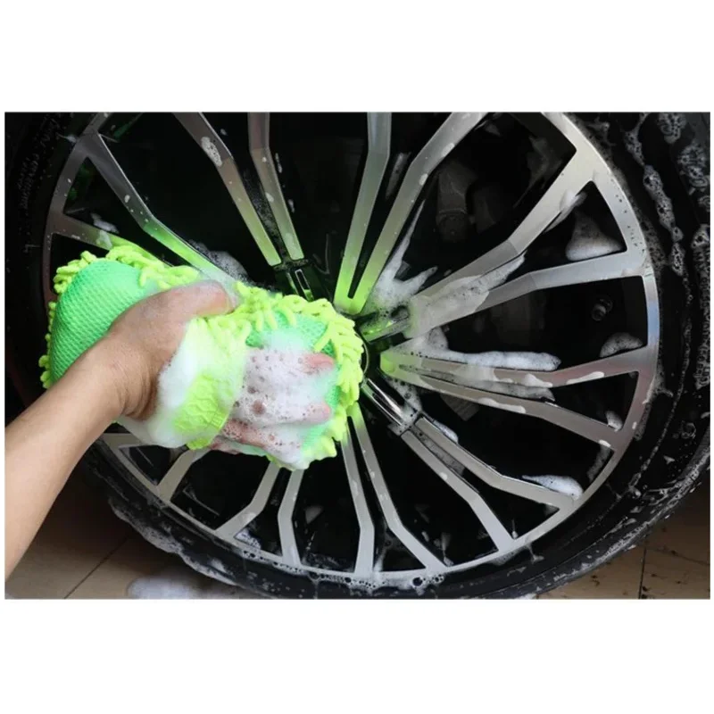 Mikrofaser Auto-Waschschwamm Reinigung Auto-Pflege Detailing-Bürsten – Bild 3
