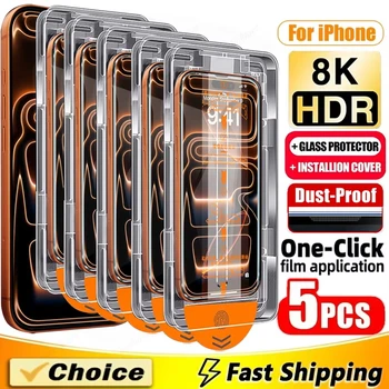 Oleophobe Beschichtung, gehärtetes Glas für iPhone 18, 17 Pro Max, 16, 15, 14 Plus, Air, 13, 12 Mini, 11