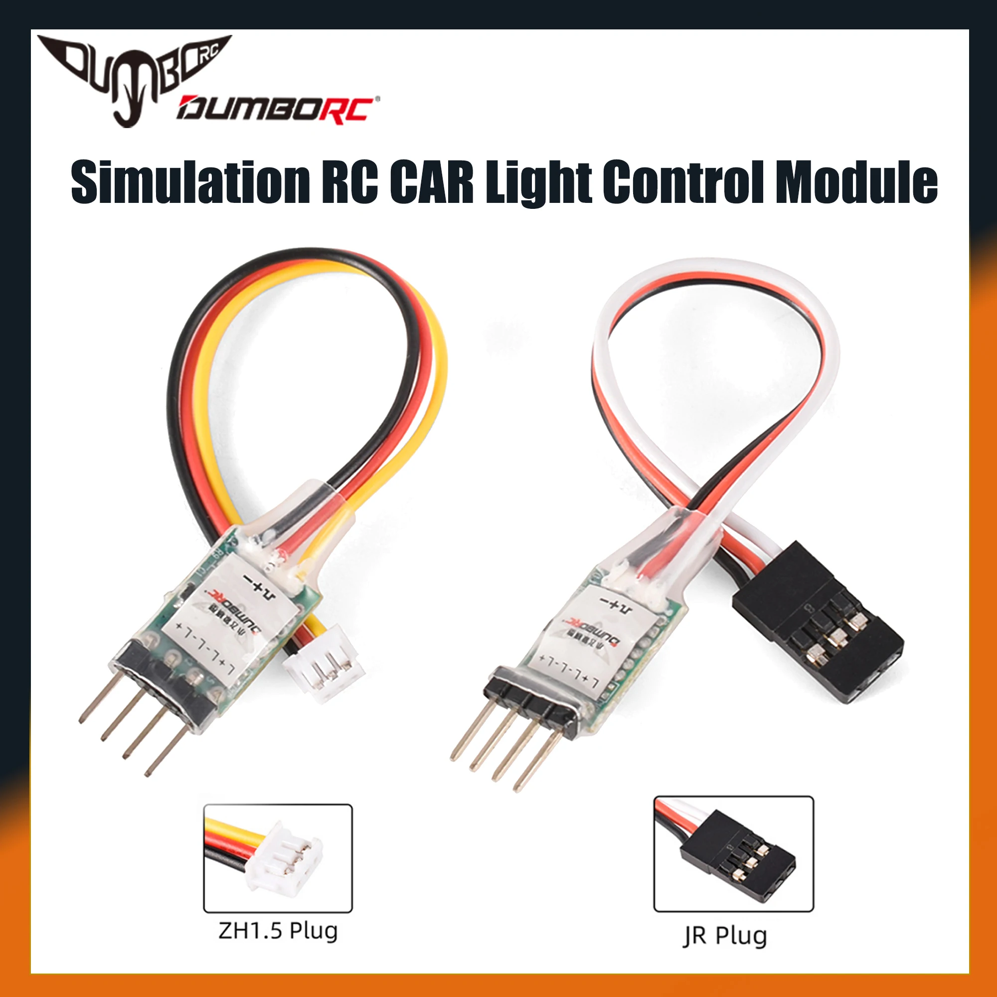 DUMBORC RC Lichtsteuerung LED-Schalttafel-System Ein/Aus 3-Kanal für RC Auto Fahrzeug Boot Modell