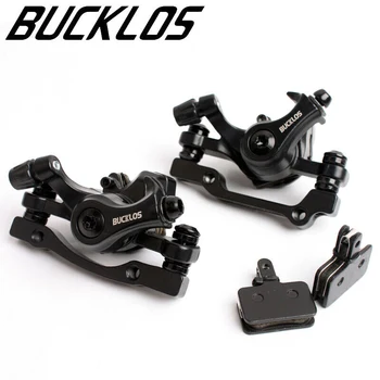BUCKLOS Fahrrad-Scheibenbremssattel, 160 mm, vorne/hinten, Linie ziehend, Scheibenbremse, Aluminiumlegierung