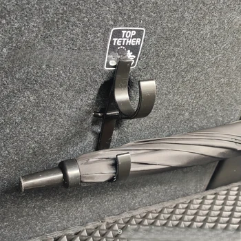Zwei Auto-Schirmhaken - Kofferraumhaken, geeignet für Limousinen und SUVs ohne Bohreninstallation