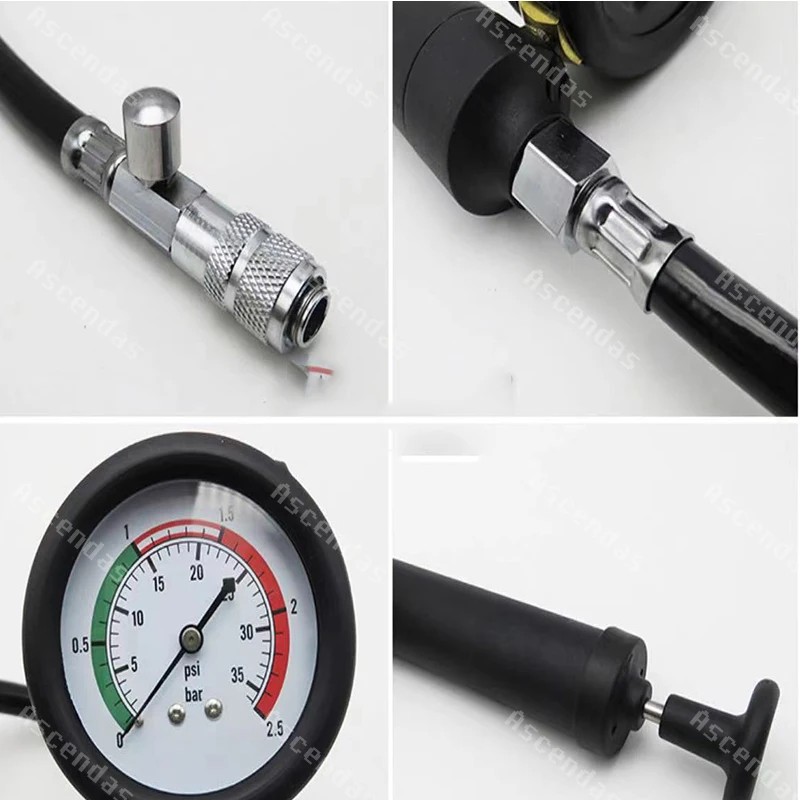 Wasser Tank Leck Detektor Stoßfest Zifferblatt Auto Manometer Tester – Bild 6