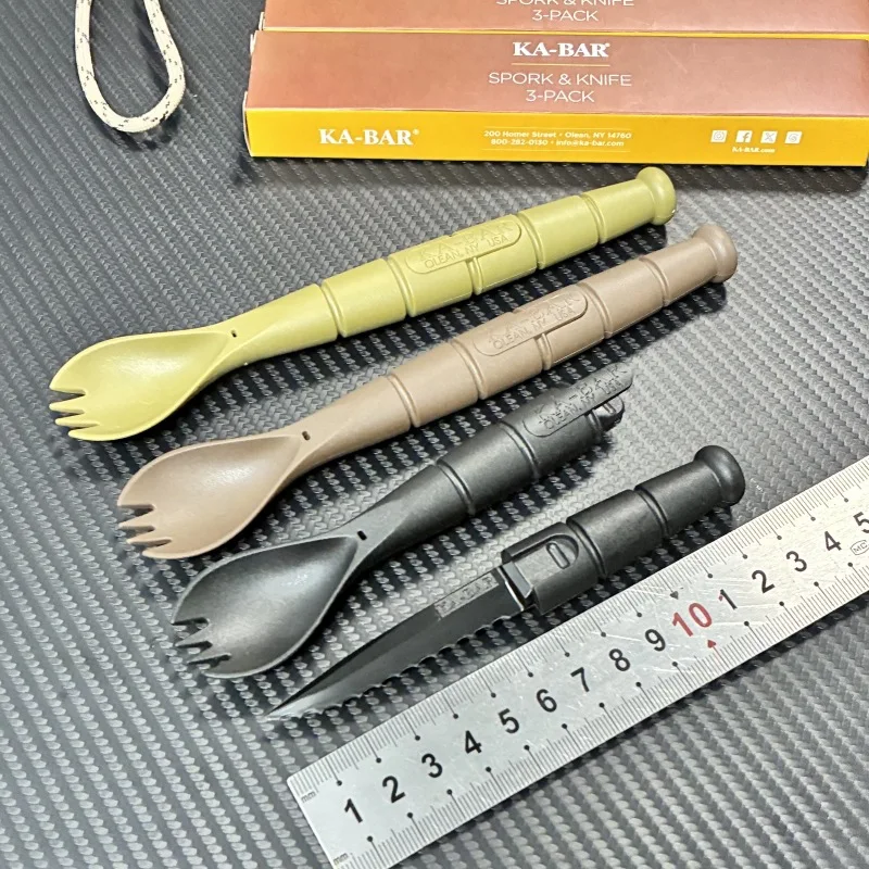 Taktisches Mini-Besteck-Set, EDC, Outdoor-Multifunktionswerkzeug – Bild 2