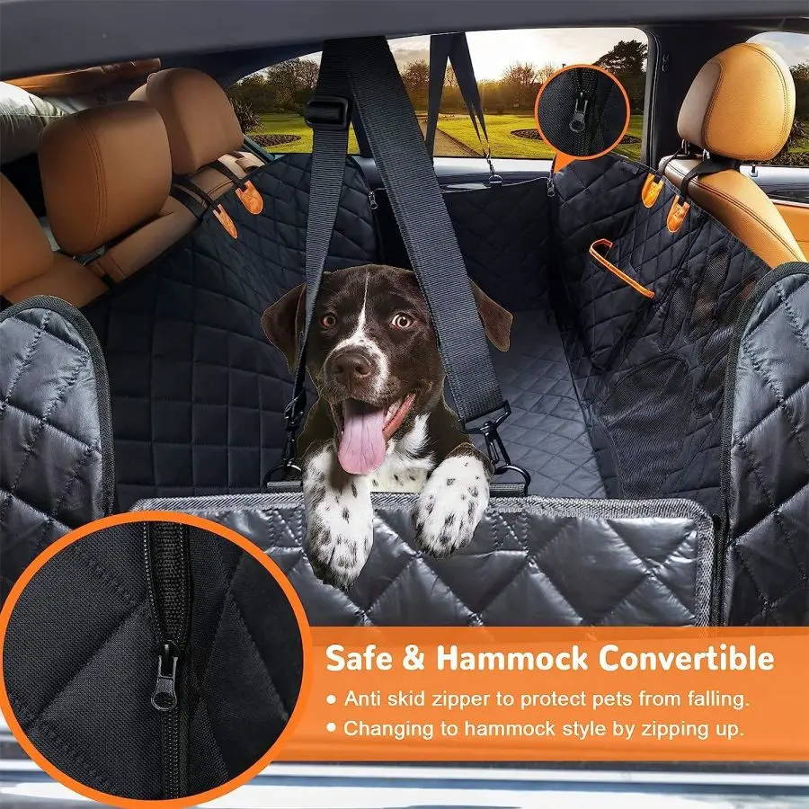 Hunde-Autositzbezug für den Rücksitz, 100 % wasserdichte – Bild 5