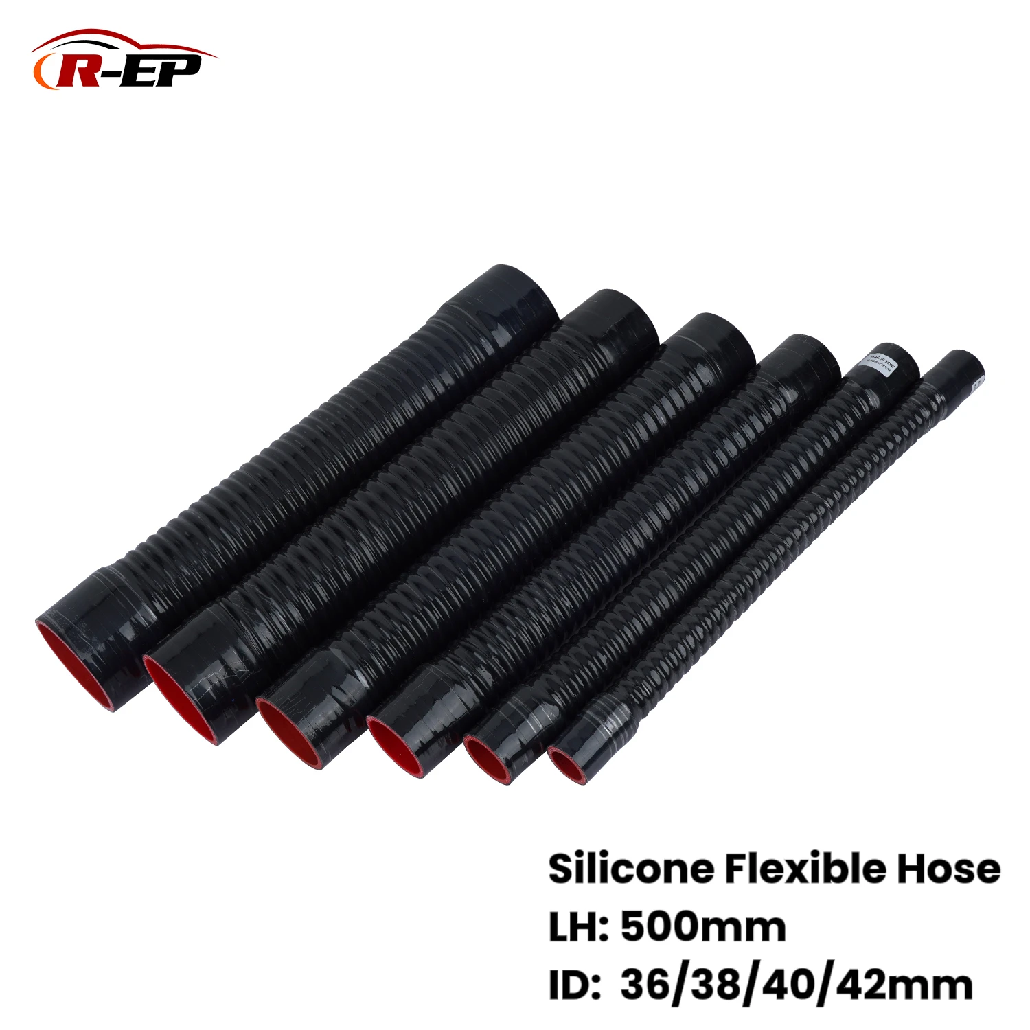ID 36 38 40 42 mm universeller flexibler Silikonschlauch 500 mm für Auto-Lufteinlass-Kühlerrohr