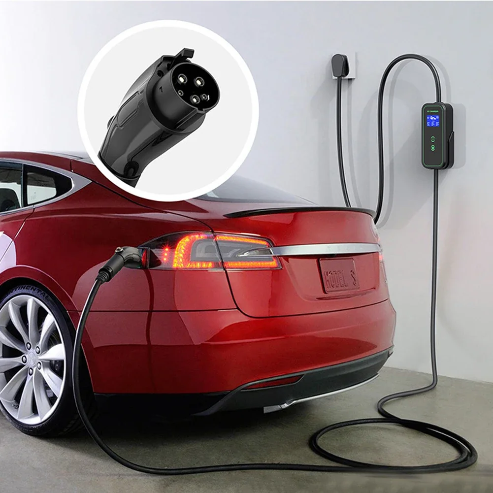 Typ 1/Typ 2 EV-Ladegerät-Halter, Wandhalterung für Elektroautos – Bild 4