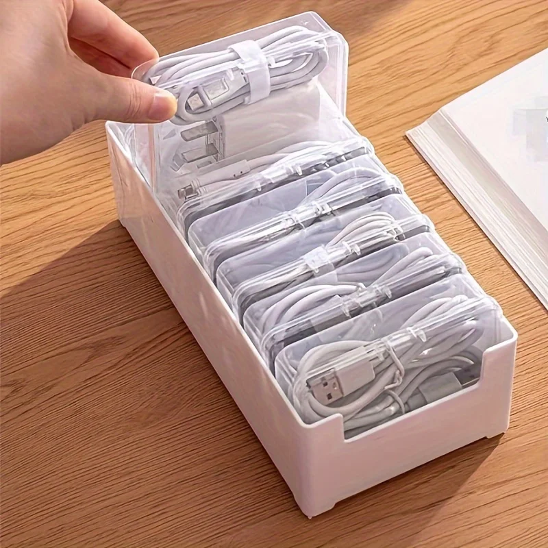 Datenkabel-Aufbewahrungsbox, Artefakt, Strom, Ladekabel – Bild 2