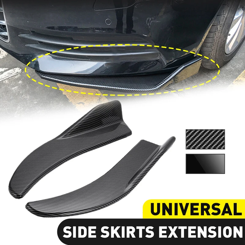 1 paar Auto Stoßstange Spoiler Vorne Hinten Lip Anti-kollision Universal Auto Seite Rock Für BMW Mercedes-Benz