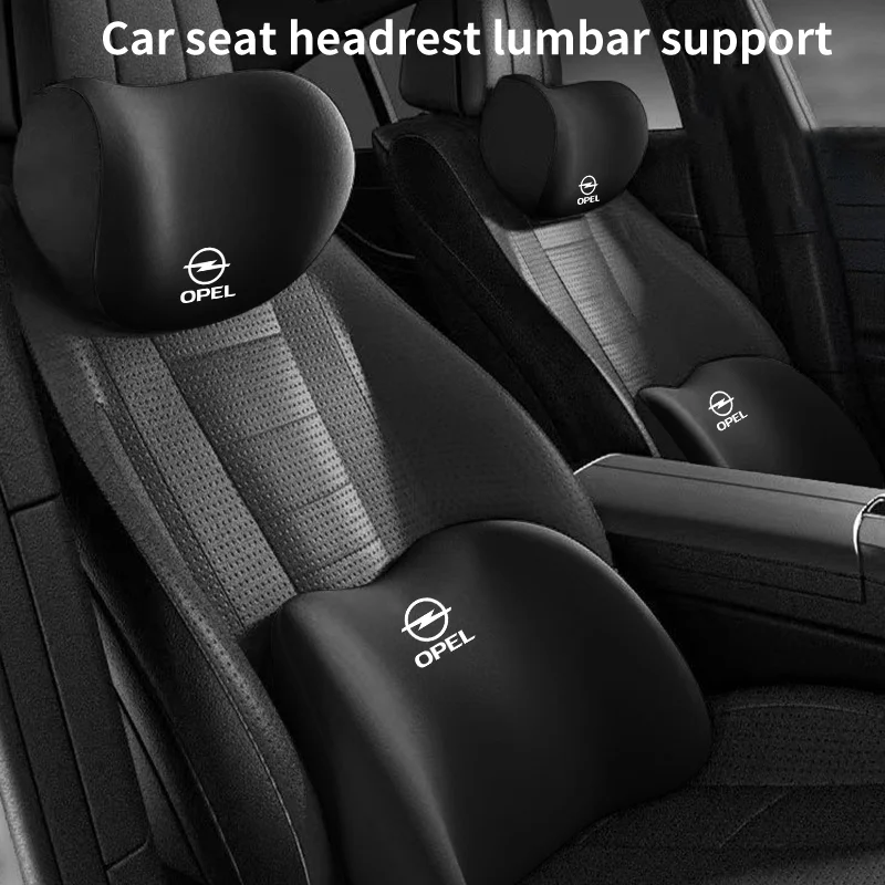 Auto Kopfstütze Nacken Kissen Memory Foam Schutzhülle Lordosenstütze Für Opel Corsa Astra Insignia Vectra