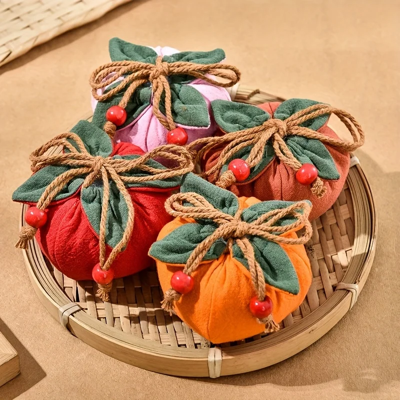 Räuchertasche mit Persimmon-Anhänger, kann am Rückspiegel oder im Auto – Bild 4
