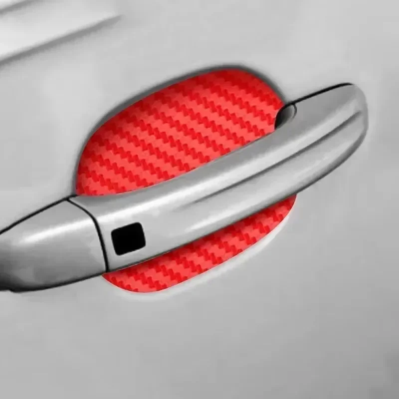 Auto Tür Aufkleber Carbon Faser Kratzer Beständig Abdeckung (4 Stück) – Bild 6
