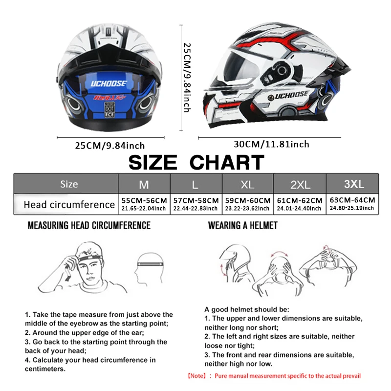DOT Motorrad Helm Vier Jahreszeiten Motocross Racing Modulare Flip Up – Bild 3