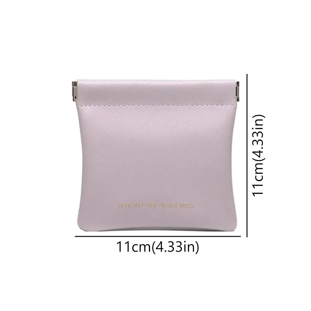 Automatische geschlossene Geldbörse Tasche Mini PU separate Kopfhörer – Bild 6