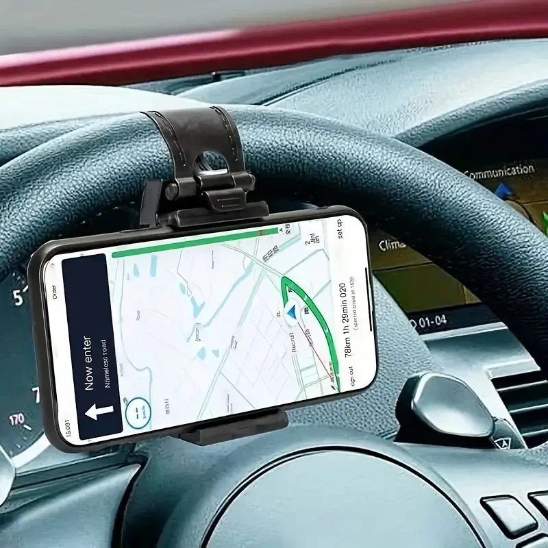 Universal Handyhalterung fürs Lenkrad mit Teleskop-Klemme – Bild 4