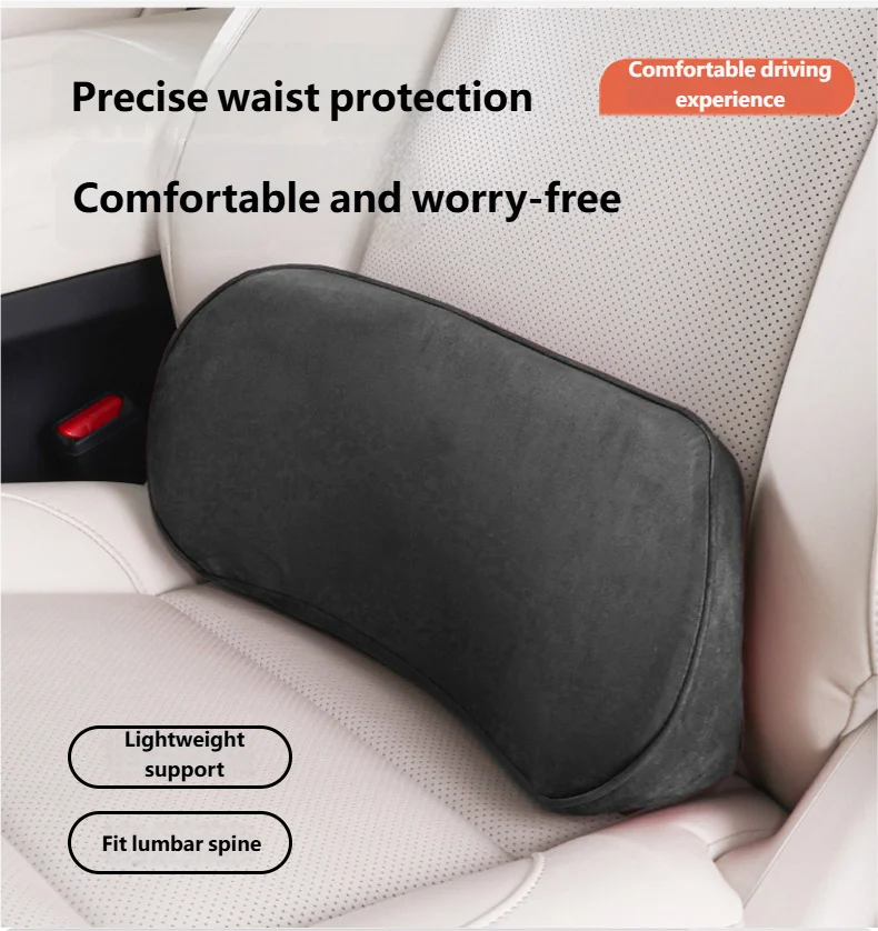 Auto Memory Foam Lordosenstütze Kissen Taille Kissen Rückenlehne Sitz – Bild 3