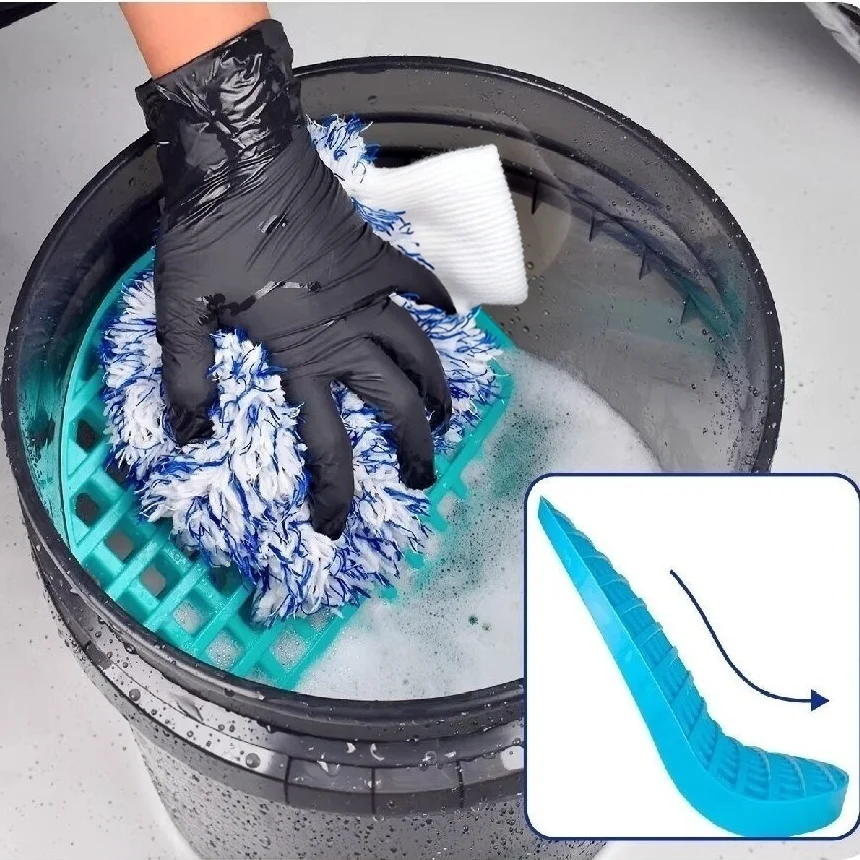 Autowaschhandschuhe, Reinigungswerkzeuge, Eimer, Schmutzfänger – Bild 2