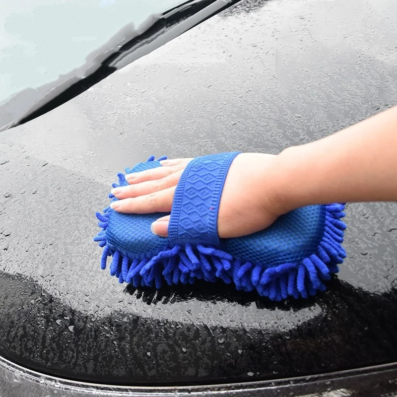 Auto Waschen Mikrofaser Chenille Auto Waschen Schwamm Pflege Waschen – Bild 2