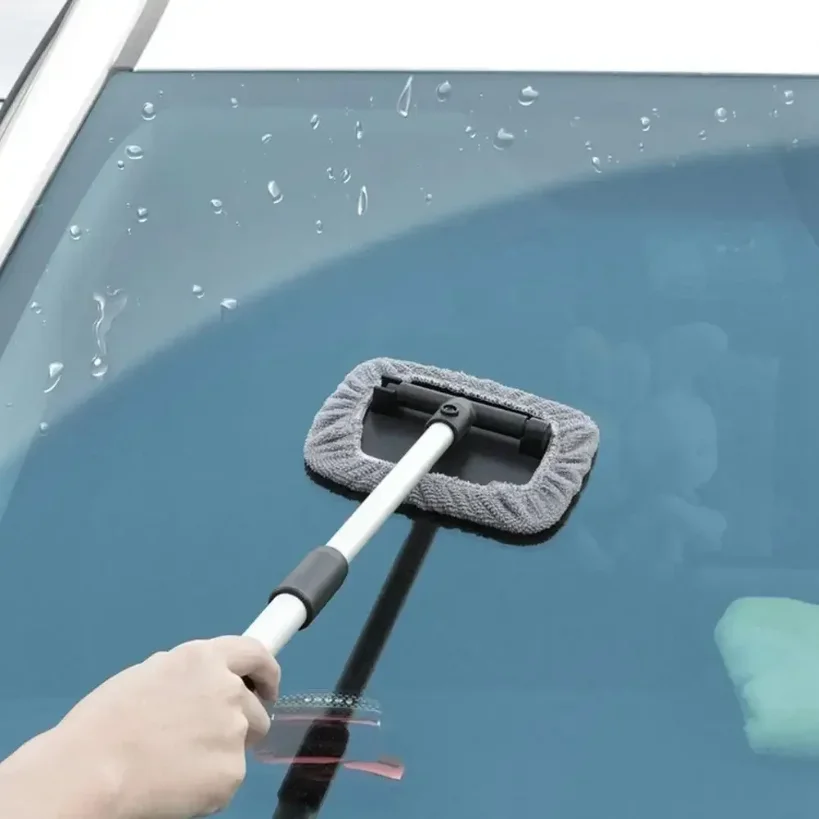 Auto-Fensterreinigungsbürste Windschutzscheibenreiniger Mikrofasertuch – Bild 2