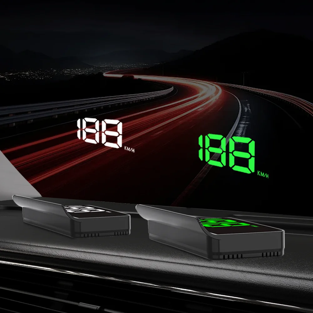 KWHUD HUD Head-up-Display Auto-GPS Digitaler Tachometer Universeller – Bild 3