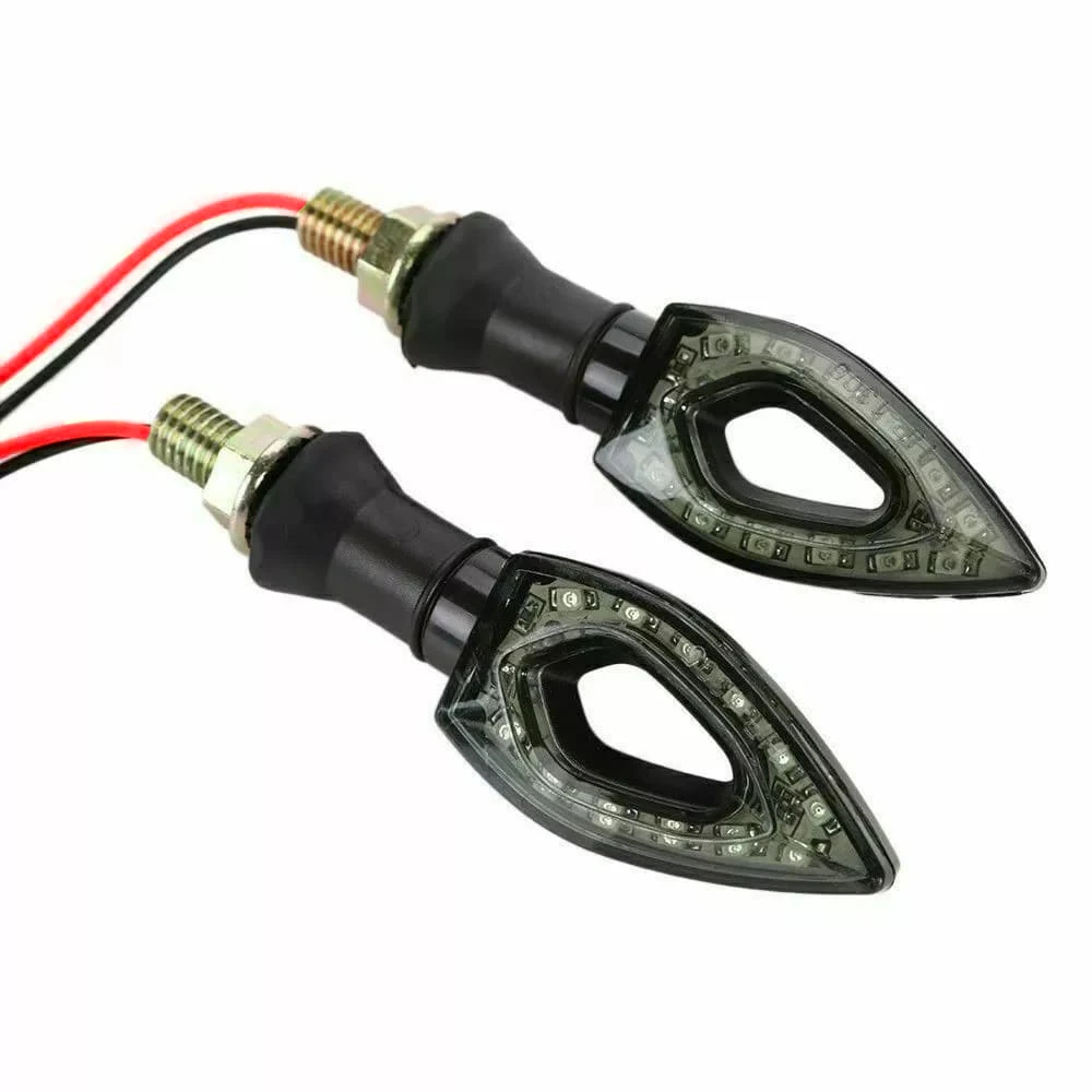 Motorrad Herzform Universal 12 LED Blinker Kurze Blinker (4 Stück) – Bild 4