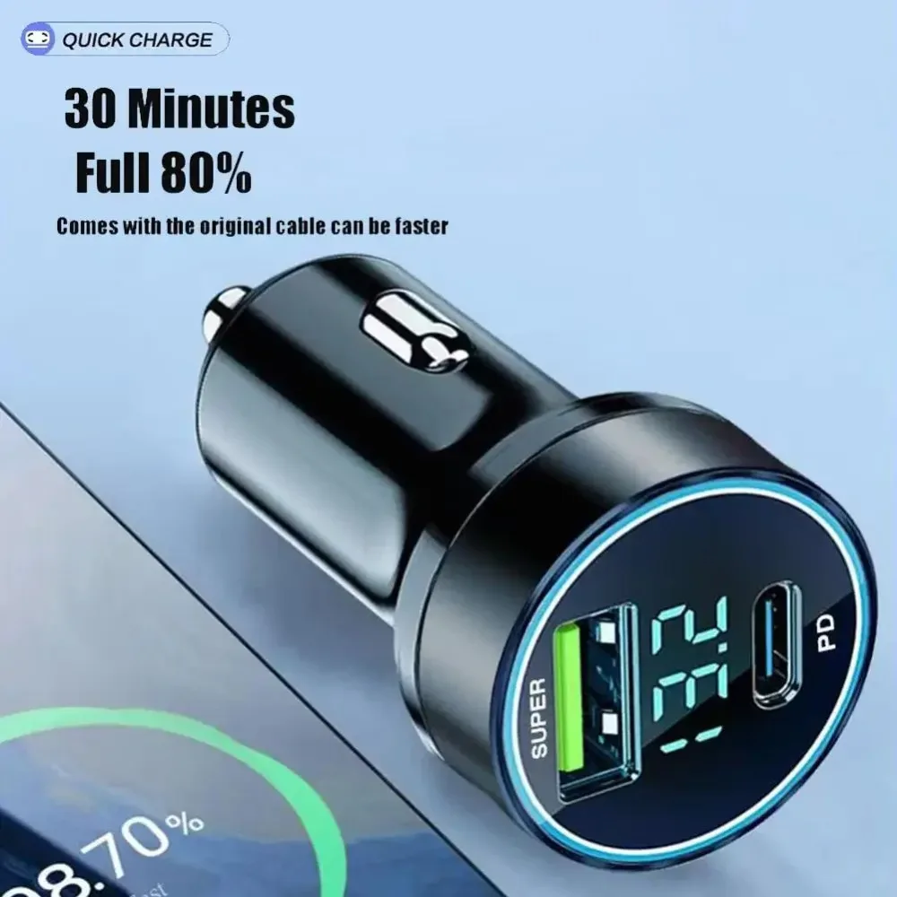 2-Port-Superfast-USB-Autoladegerät 120W Schnellladegerät geeignet – Bild 6