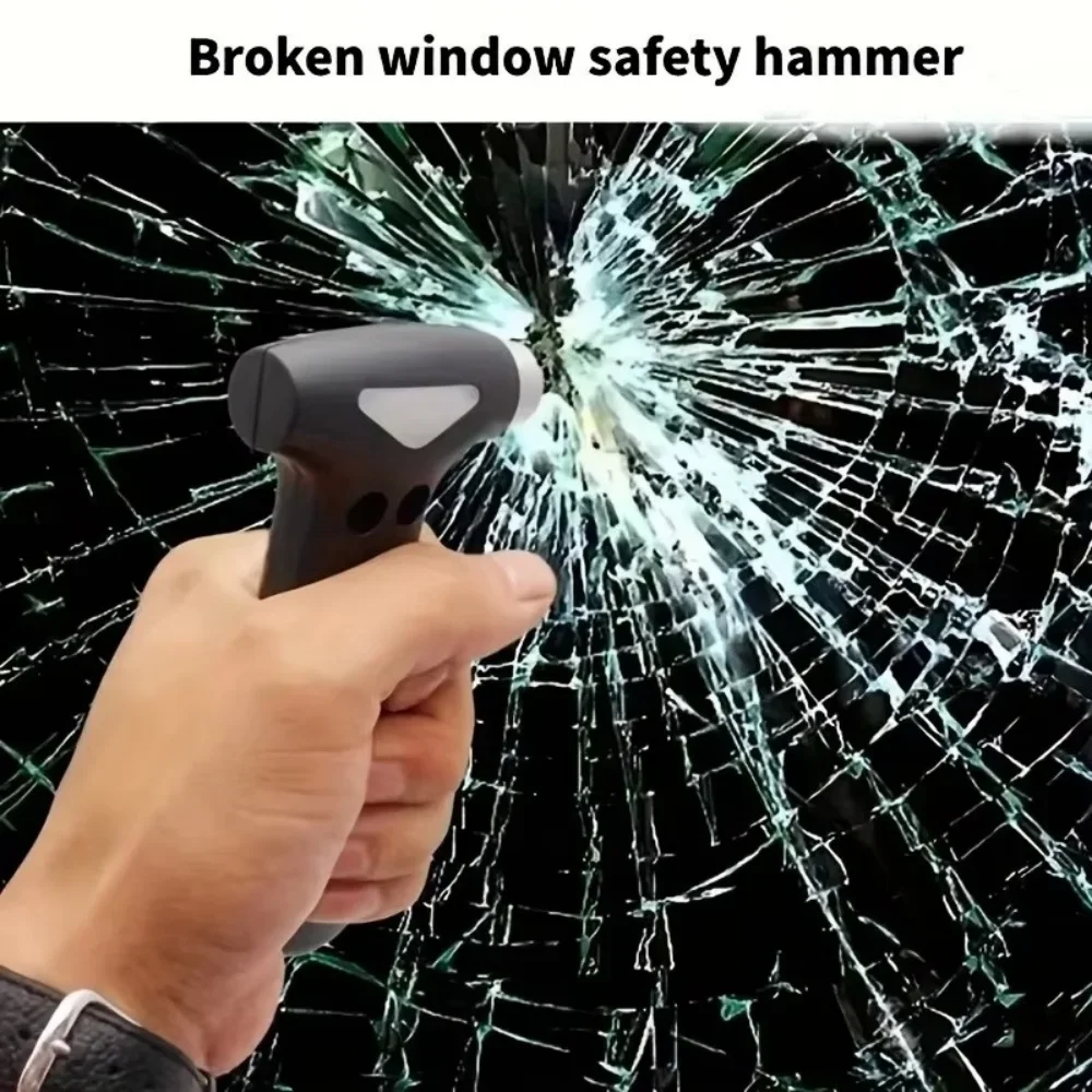 2-in-1-Notfallhammer für die Fahrzeugsicherheit, tragbares – Bild 2