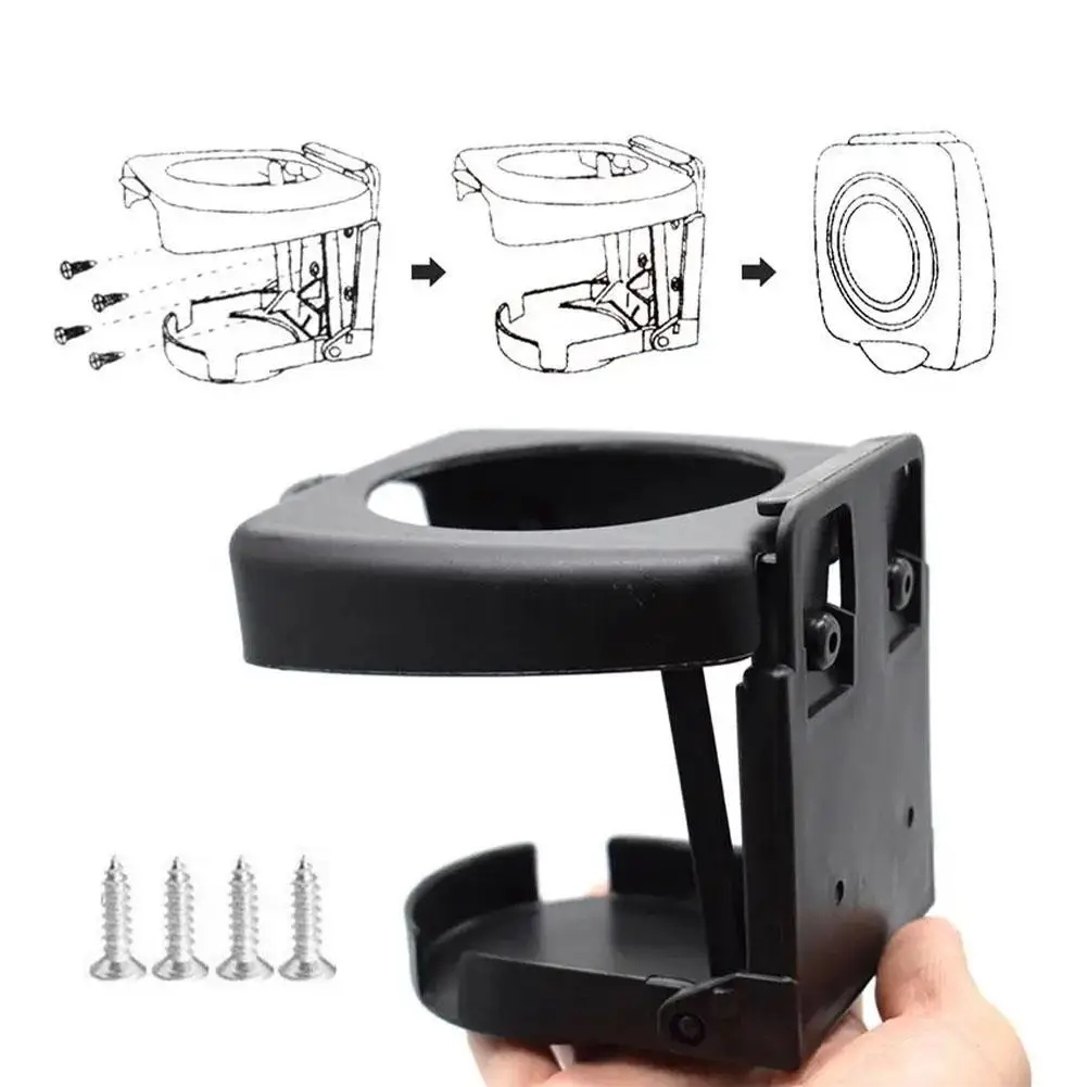 Universal Klapp Auto Tasse Halter Schwarz Getränkehalter – Bild 5