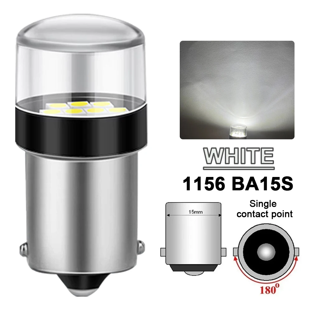 1156 BA15S 1157 BAY15D Led-lampen 12V 3030 Chips 6500K Weiß Super Helle Auto Schwanz blinker Parkplatz
