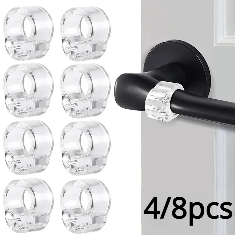 Sicherheit Schutz Türstopper Haustür Stop Transparent Silikon Griff Schutz Home Hardware Tür Ding Prävention