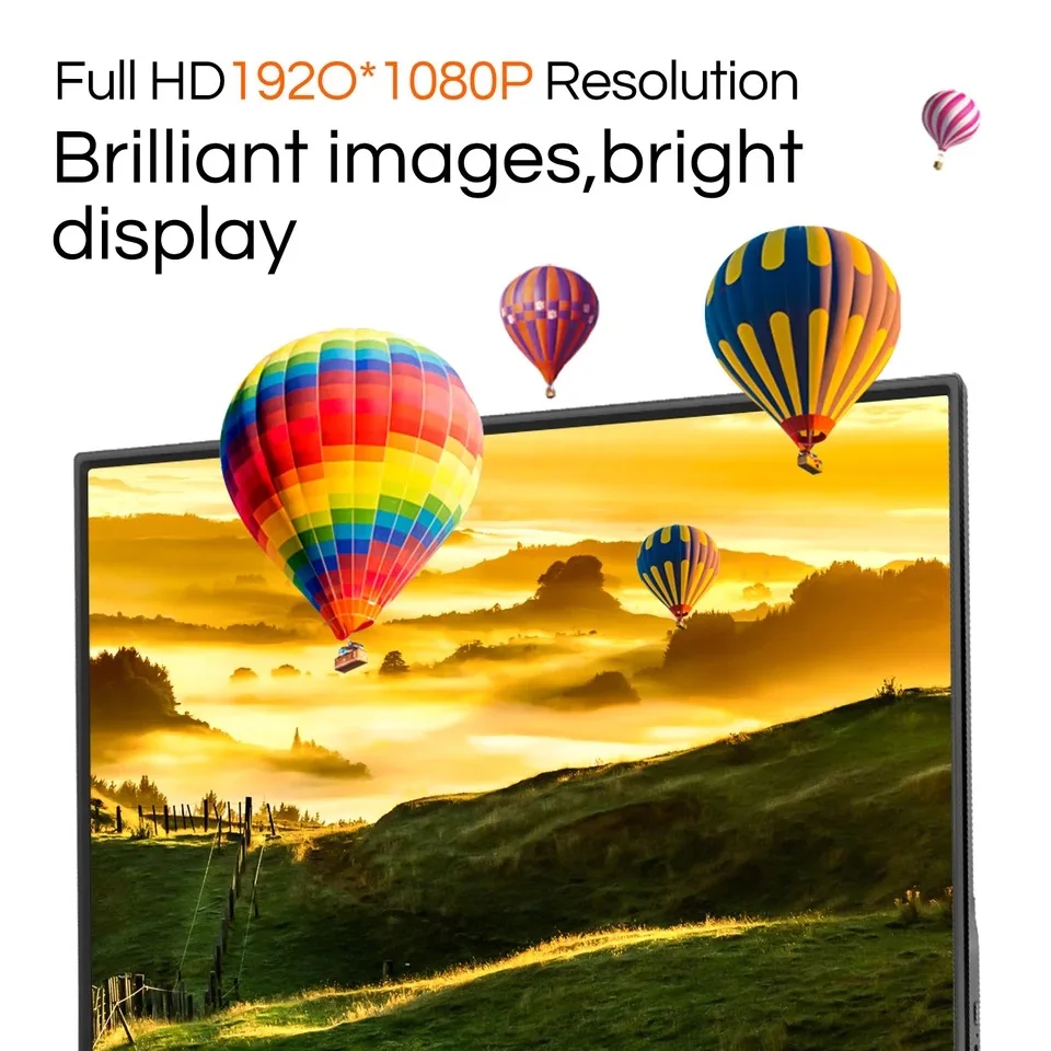 JSHIX 11,6 14 15,6 Zoll tragbarer Monitor 1080P Full HD IPS Zweiter – Bild 2