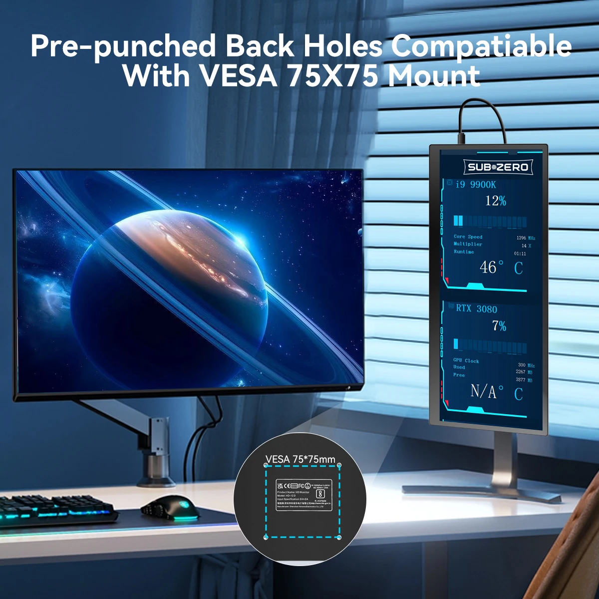 12,3-Zoll-Touchscreen-Monitor mit HDMI und Typ C, 1920 x 720 – Bild 5