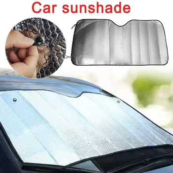Universelle Windschutzscheiben-Sonnenschutzabdeckung Faltbarer Auto-Frontscheiben-Sonnenschutz Schnee