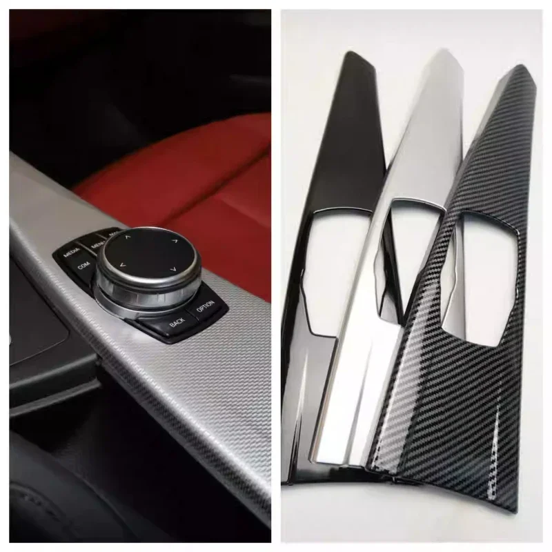 BMW 3 4 Serie F30 F31 F32 F36 3GT 320i Carbon faser Auto Center Konsole Getriebe Shift Panel Aufkleber