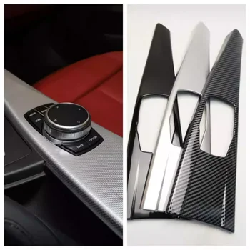 BMW 3 4 Serie F30 F31 F32 F36 3GT 320i Carbon faser Auto Center Konsole Getriebe Shift Panel Aufkleber