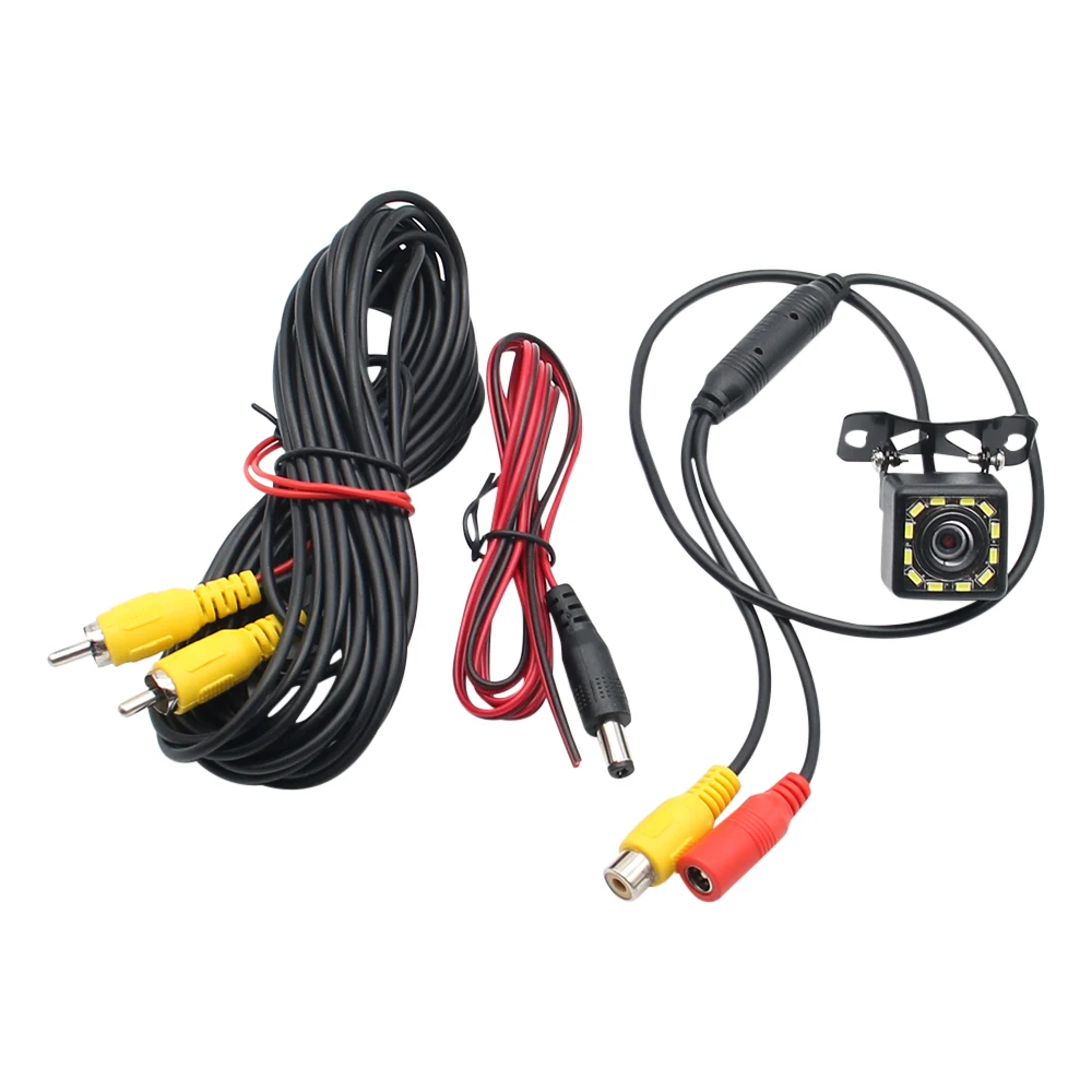 Weitwinkel HD Auto Rückfahrkamera Rückansicht Video Fahrzeug Kamera Backup Reverse Kamera 4/8/12 LED